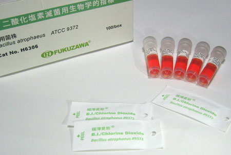 ACE test (Chlorine dioxide Sterilization, >1x10^6)